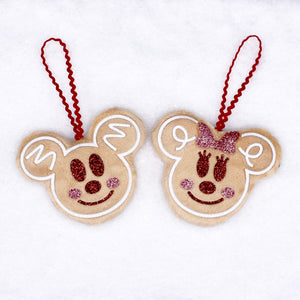 Gingerbread Mice Ornament set