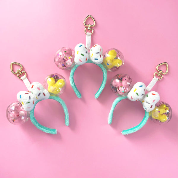 Miniature Celebration Balloon Ears Charm/Decoration