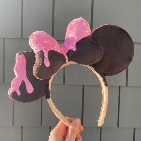 Strawberry Sprinkles Ice Cream Mouse Ears