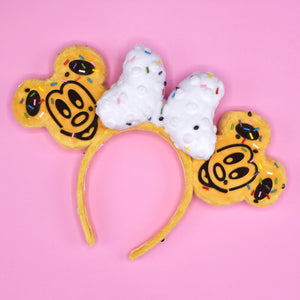 Mickey Waffle Mouse Ears - Cream and Sprinkles – Word of Mouse